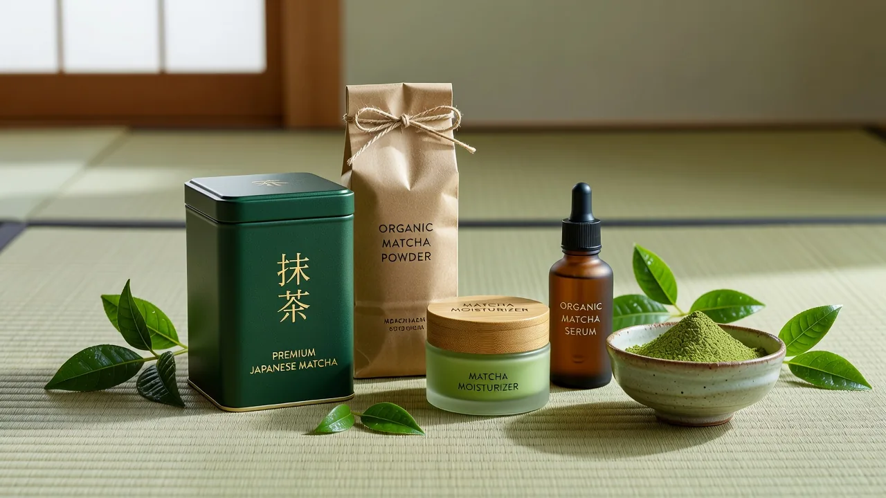 抹茶スキンケア商品